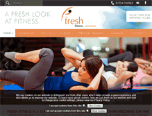 Tablet Screenshot of freshfitnessleisure.co.uk